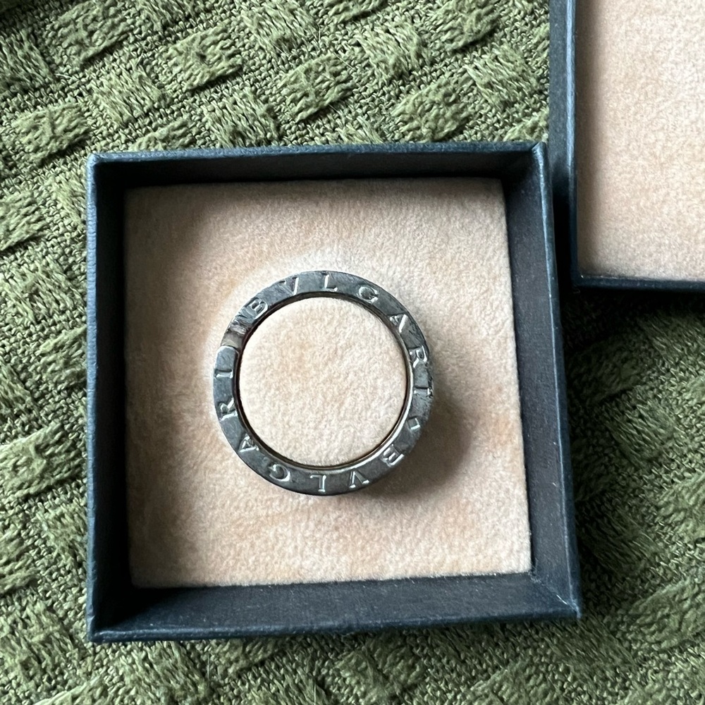Bvlgari Sterling Silver 925 Key Ring